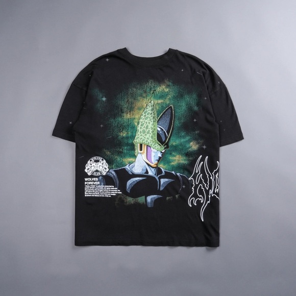 Darc Sport x Dragon Ball-Z - Cell Energy "PREMIUM" Oversized Tee - Picture 2 of 11